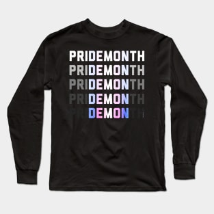 PriDEMONth trans Long Sleeve T-Shirt